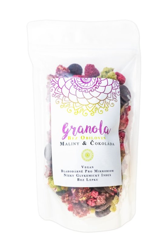 Granola / Maliny & Čokoláda - Množství: 200 g