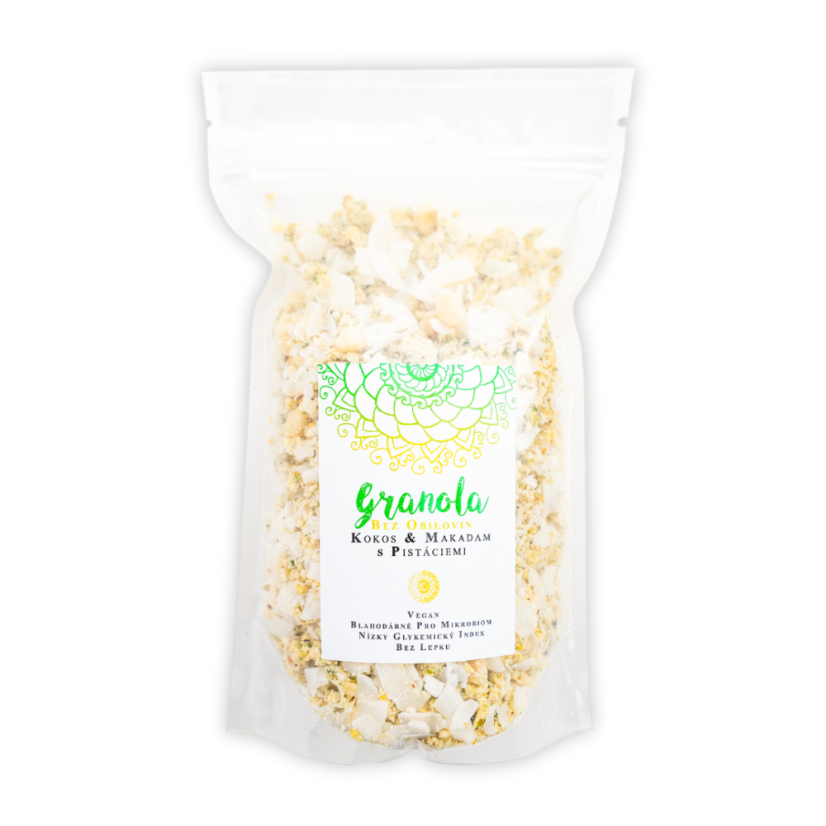 Granola / Kokos & Makadam s Pistáciemi - Množství: 200 g